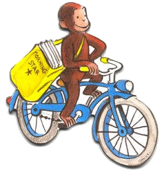 Curious George Rides A Bike